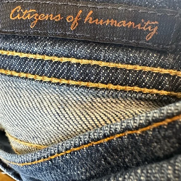 Citizens Of Humanity Low Waist Flare Jeans Size 29 COH Womens Y2K Made in USA - Picture 14 of 16